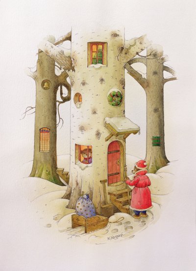 Bear Father Christmas, 1999 by Kestutis Kasparavicius
